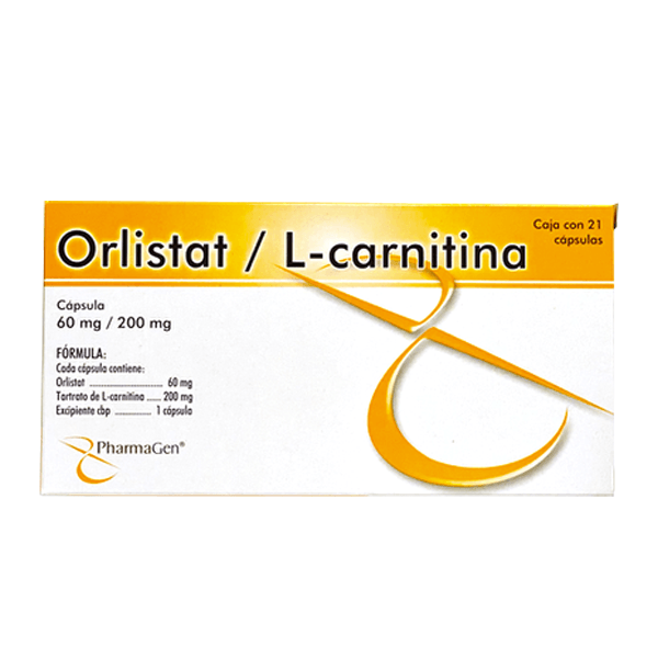 ORLISTAT / L CARNITINA 60/200MG 21 CAPSULAS