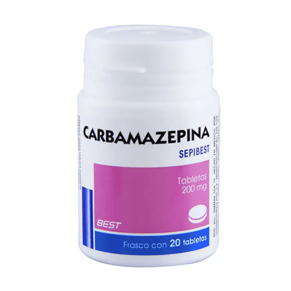 CARBAMAZEPINA 200 MG 20 TABLETAS
