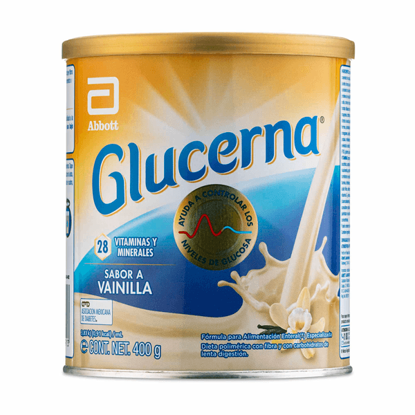 ALIMENTO EN POLVO SABOR VAINILLA PARA DIABETICOS 400 GR 1 PIEZA
