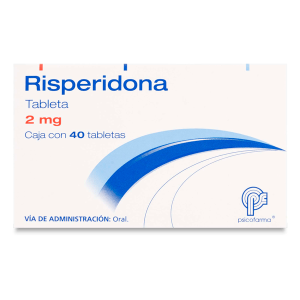 RISPERIDONA 2 MG 40 TABLETAS