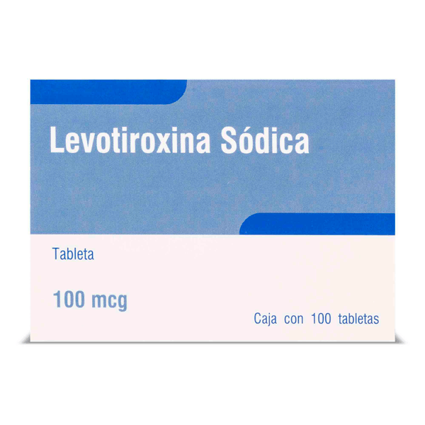 LEVOTIROXINA SODICA 100MCG 100 TABLETAS