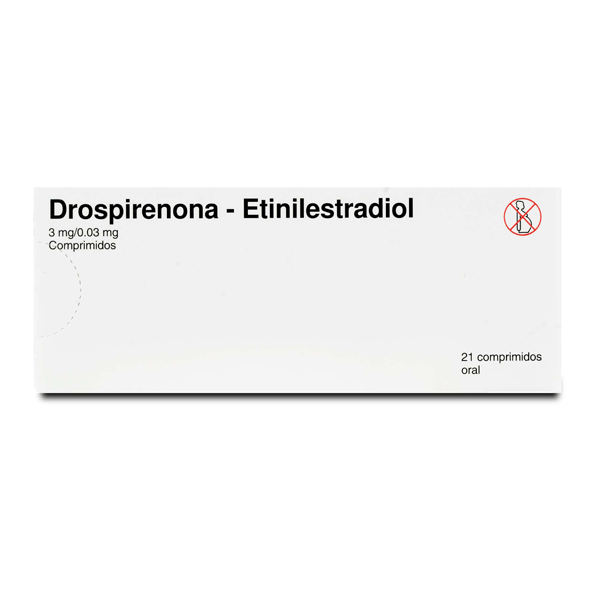 DROSPIRENONA / ETINILESTRADIOL 21 COMPRIMIDOS