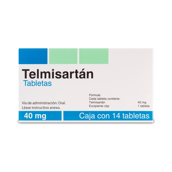 TELMISARTAN 40 MG BOEHRINGER 14 TABLETAS