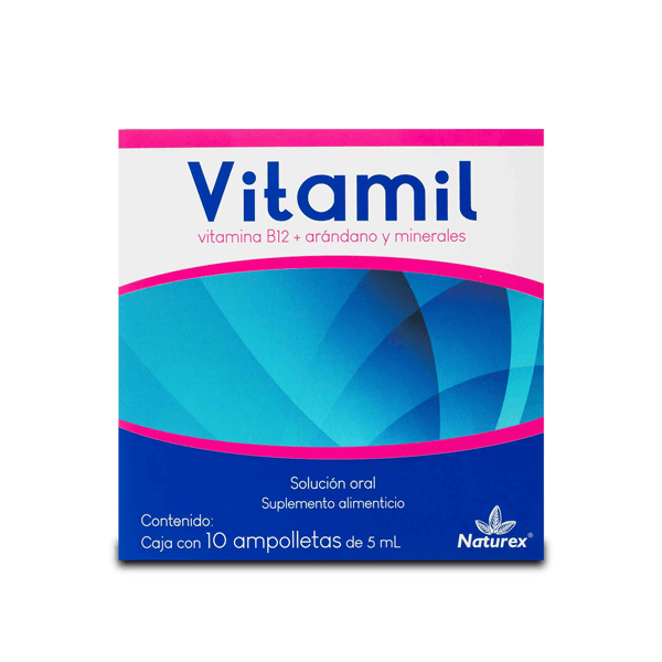 VITAMINA B12 / MINERALES 5 ML SOLUCION ORAL 10 AMPOLLETAS