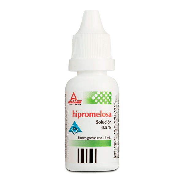 HIPROMELOSA 0.5% SOLUCION OFTALMICA 15 ML 1 PIEZA