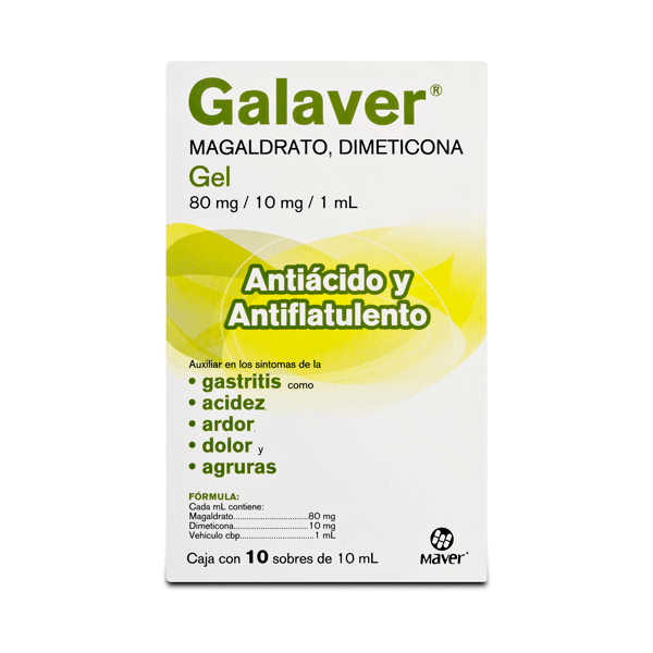MAGALDRATO/DIMETICONA 80MG/10MG 10SOBRES