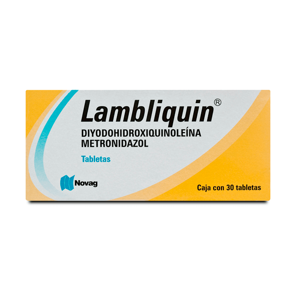 METRONIDAZOL / DIYODOHIDROXIQUINOLEINA 400/200MG 30 TABLETAS