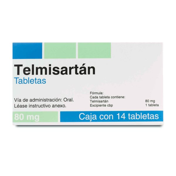 TELMISARTAN 80 MG 14 TABLETAS BOEHRIN