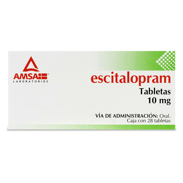 ESCITALOPRAM 10 MG 28 TABLETAS