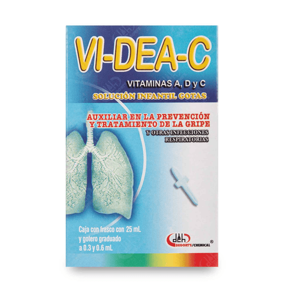 VITAMINAS A / D / C INFANTIL SOLUCION GOTAS 25 ML 1 PIEZA