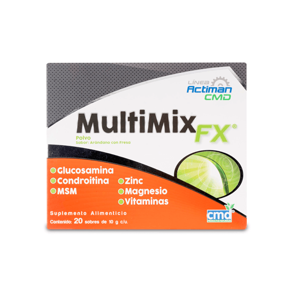 GLUCOSAMINA / CONDROITINA / MSM / AJO / ZINC / MAGNESIO / VITAMINAS YMINERALES 20 SOBRES