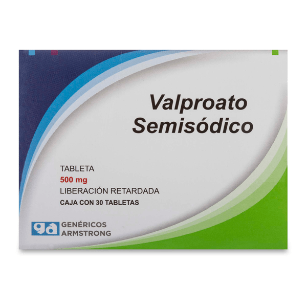 VALPROATO SEMISODICO (EQUIVALENTE A 500MG DE ACIDO VALPROICO) 30 TABLETAS LIBERACION RETARDADA