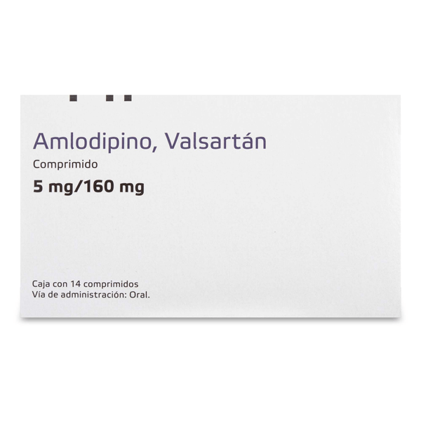 VALSARTAN / AMLODIPINO 160/5 MG 14 TABLETAS