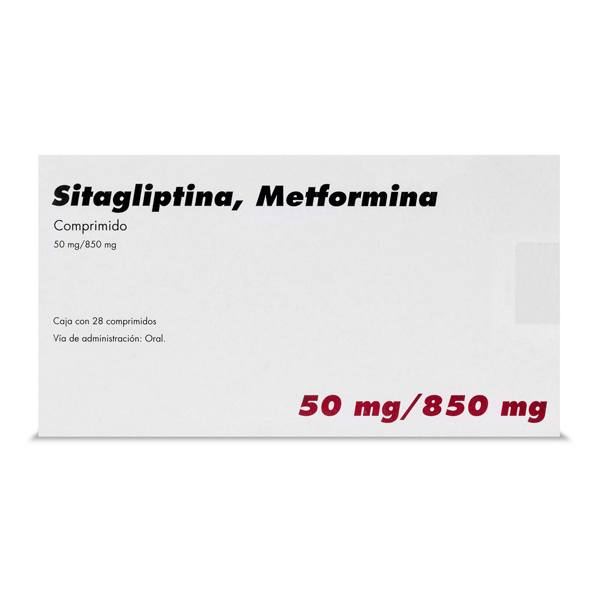 METFORMINA / SITAGLIPTINA 850/50MG 28 COMPRIMIDOS MERCK