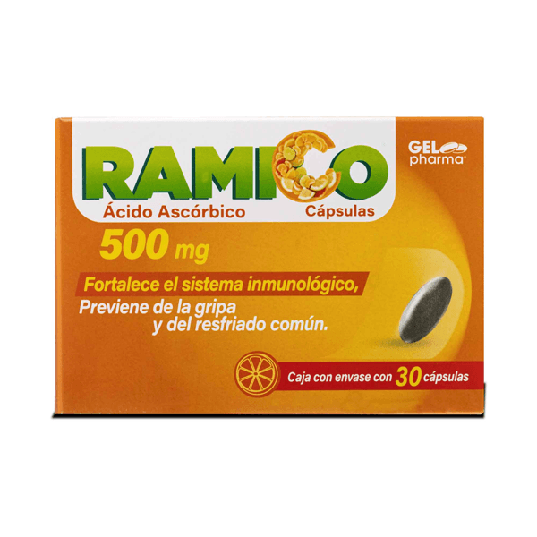 ACIDO ASCORBICO  500MG 30 CAPSULAS