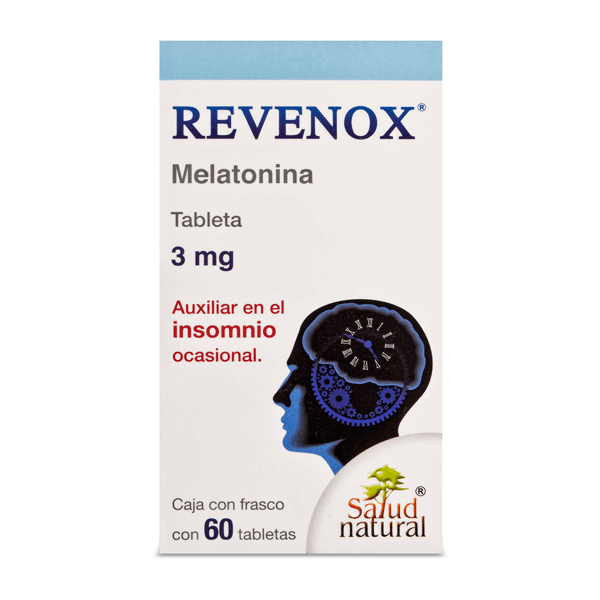 MELATONINA 3 MG 60 TABLETAS ORALES