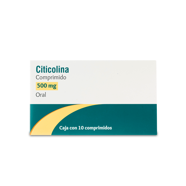 CITICOLINA 500 MG 10 TABLETAS