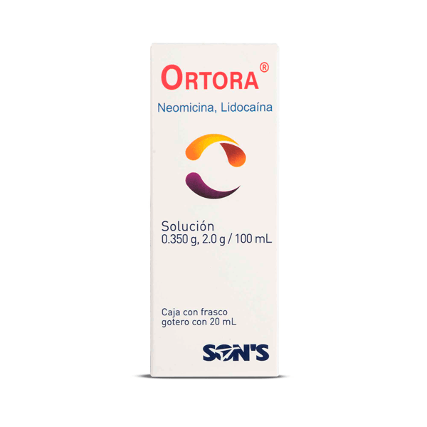 NEOMICINA / LIDOCAINA 0.350/2GR SOLUCION GOTAS 20 ML 1 PIEZA