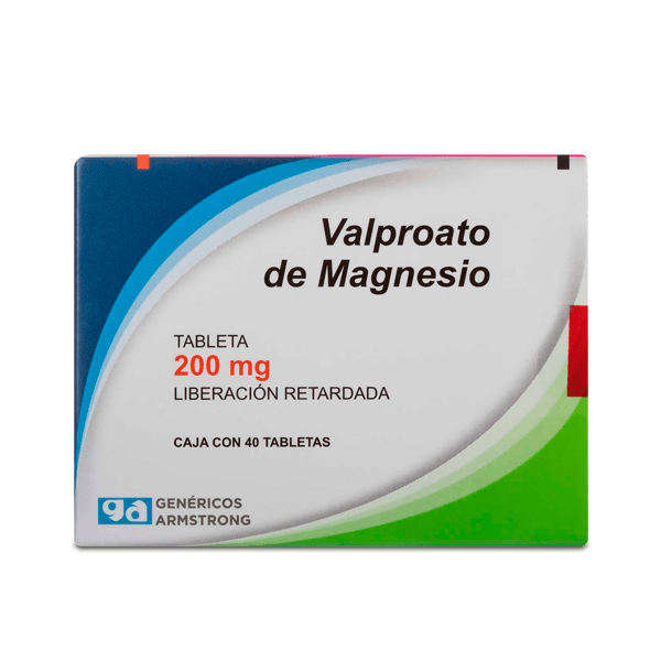 VALPROATO DE MAGNESIO 40 TABLETAS LIBERACION RETARDADA