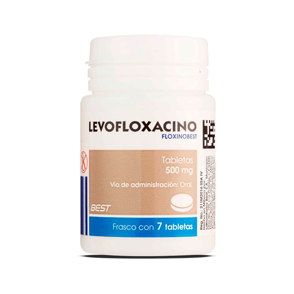 LEVOFLOXACINO 500 MG 7 TABLETAS