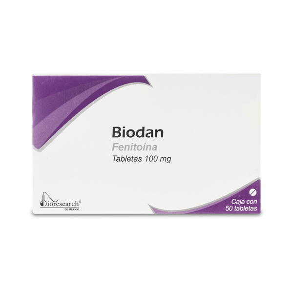 FENITOINA SODICA 100MG 50 TABLETAS