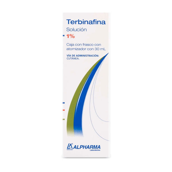 TERBINAFINA 1%  SOLUCION SPRAY 30 ML 1 PIEZA