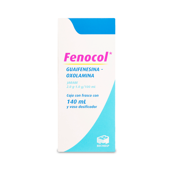 GUAIFENESINA/OXOLAMINA 2/1GR 140ML JARABE (GENERICO)ADULTO/INFANTIL