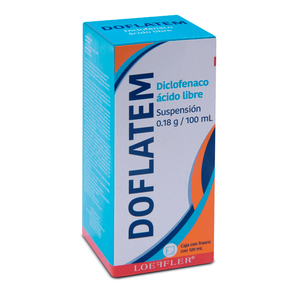 DICLOFENACO .18 GR SUSPENSION 120 ML 1 PIEZA