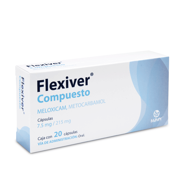 MELOXICAM / METOCARBAMOL 7.5/215MG 20 CAPSULAS
