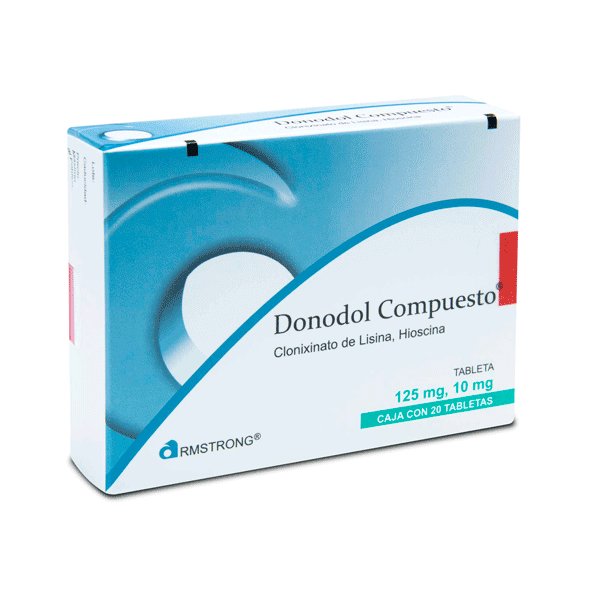 CLONIXINATO DE LISINA / BUTILHIOSCINA 125/10MG 20 TABLETAS