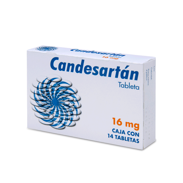 CANDESARTAN 16 MG 14 TABLETAS