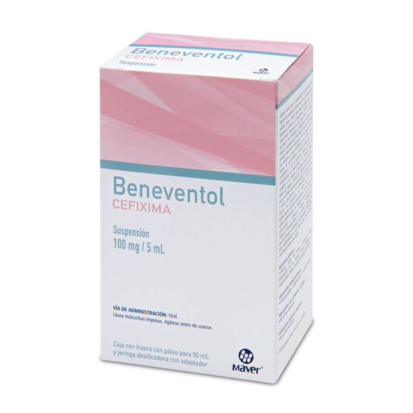 CEFIXIMA 100MG/5ML SUSPENSION ORAL 1 PIEZA