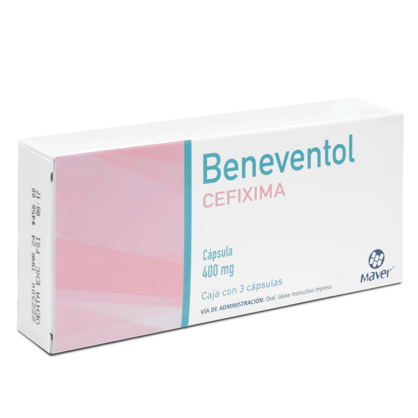 CEFIXIMA 400 MG 3 CAPSULAS