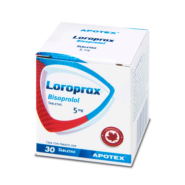 BISOPROLOL 5 MG 30 TABLETAS