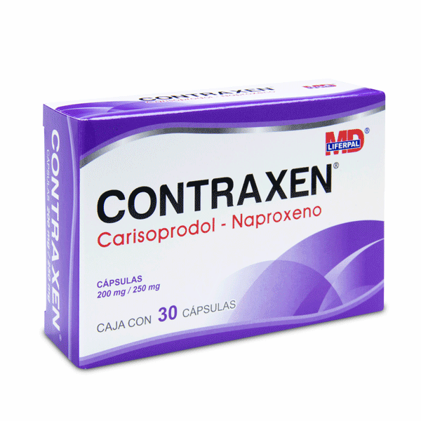 NAPROXENO/CARISOPRODOL 250MG/200MG 30CAPSULAS