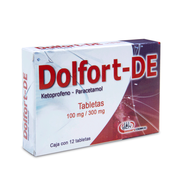 KETOPROFENO / PARACETAMOL 100/300MG 12 TABLETAS