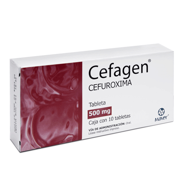 CEFUROXIMA 500 MG 10 TABLETAS
