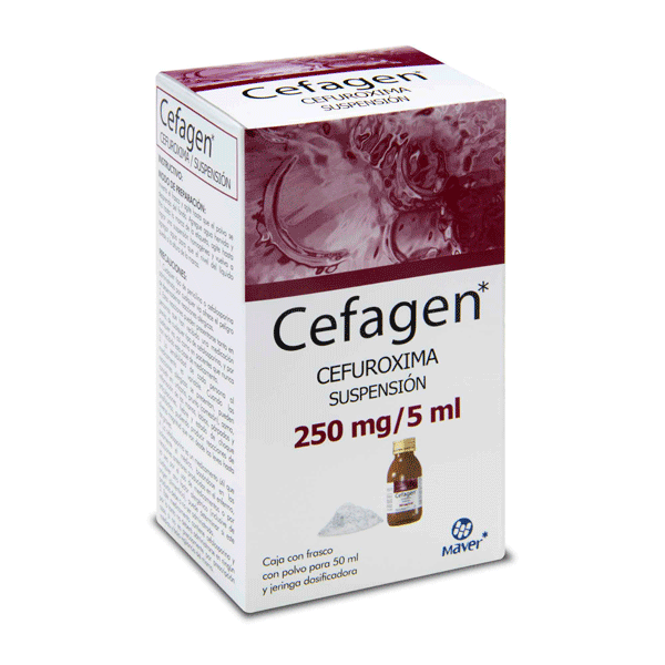 CEFUROXIMA 250MG/5ML 50ML SUSPENSION 1 PIEZA