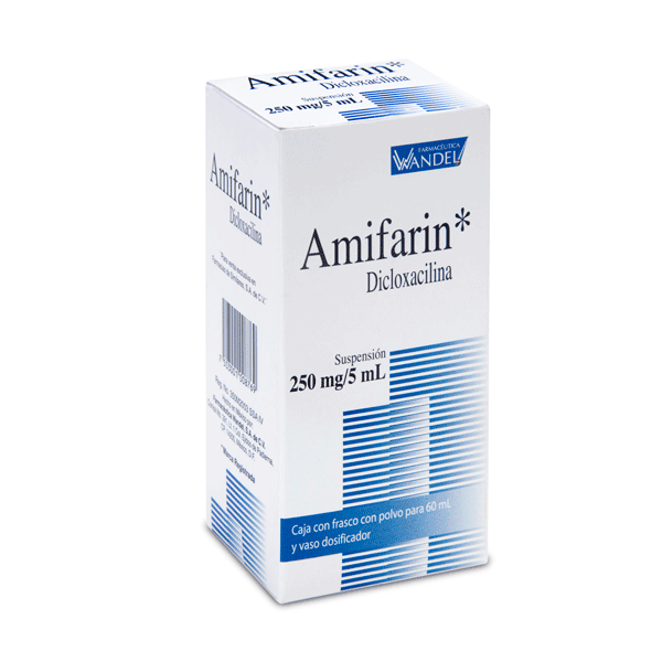 DICLOXACILINA SUSPENSION 60 ML 1 PIEZA