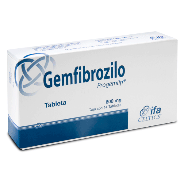 GEMFIBROZILO 600 MG 14 TABLETAS