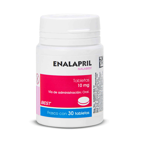 ENALAPRIL 10 MG 30 TABLETAS