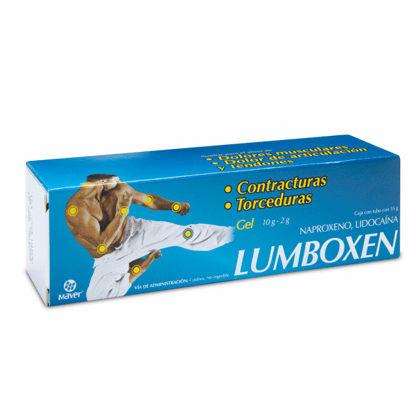 NAPROXENO/LIDOCAINA 10G/2G GEL TOPICO 35GR