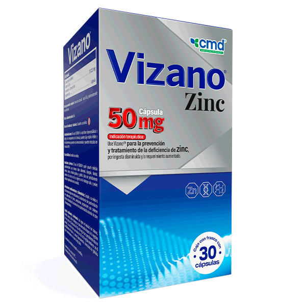 ZINC 50 MG 30 CAPSULAS