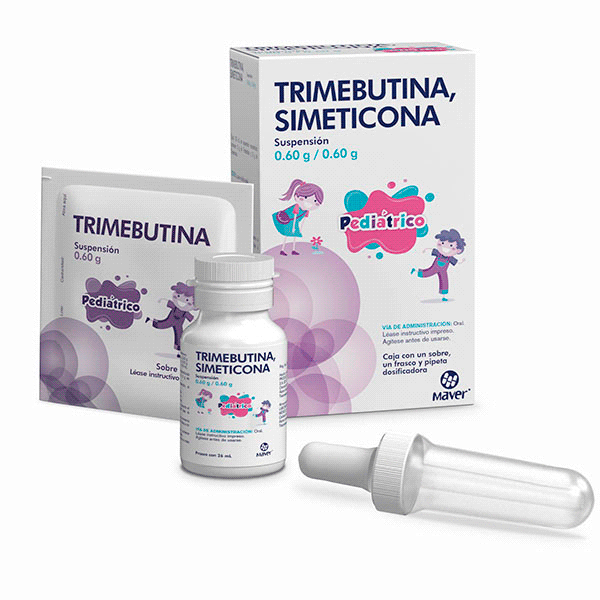 TRIMEBUTINA/SIMETICONA 0.600/0.600 GR SUSPENSION 26 ML