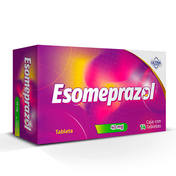 Tabletas Esomeprazol 40mg Caja con 14 Tabletas