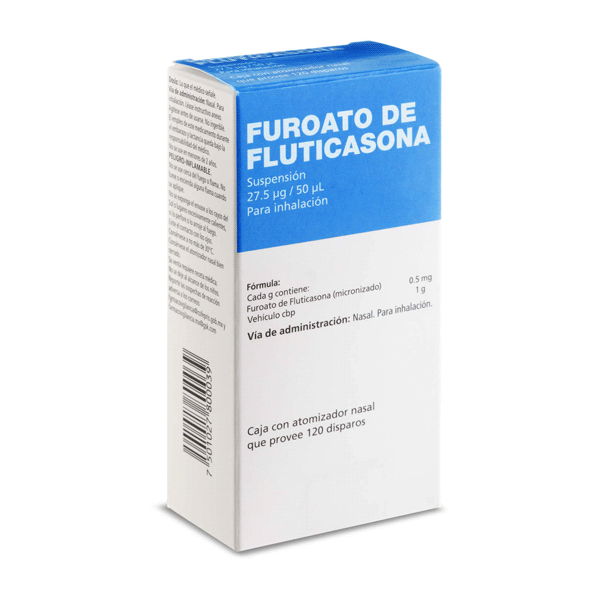 FLUTICASONA 27.5MCG/50MCL SPRAY NASAL 120 DOSIS 1 PIEZA