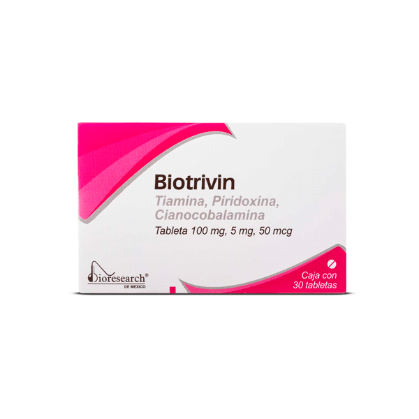 COMPLEJO B (VITAMINAS B1 / B6 / B12) 30 TABLETAS