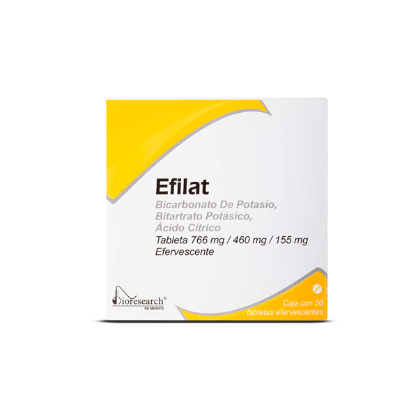 SALES DE POTASIO 50TABLETAS EFERVESCENTES