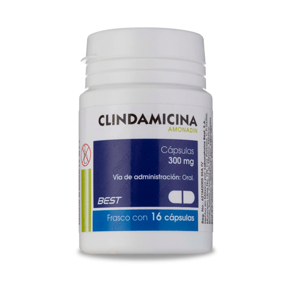 CLINDAMICINA 300 MG 16 CAPSULAS