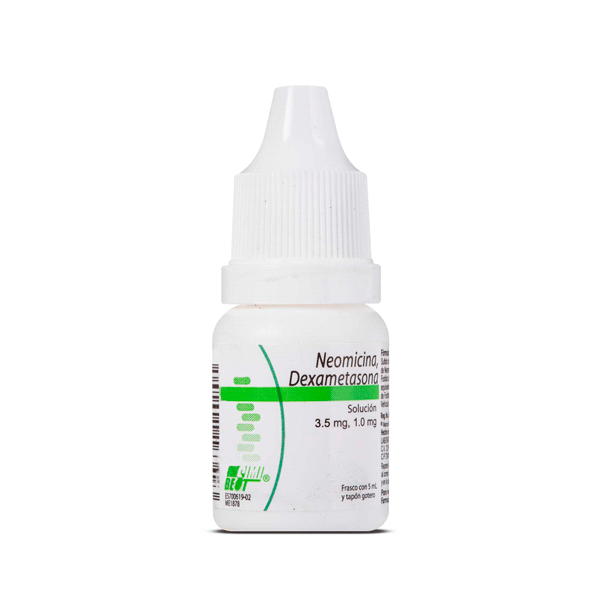 DEXAMETASONA / NEOMICINA 1/3.5 MG SOLUCION GOTAS OFTALMICAS 5 ML 1 PIEZA